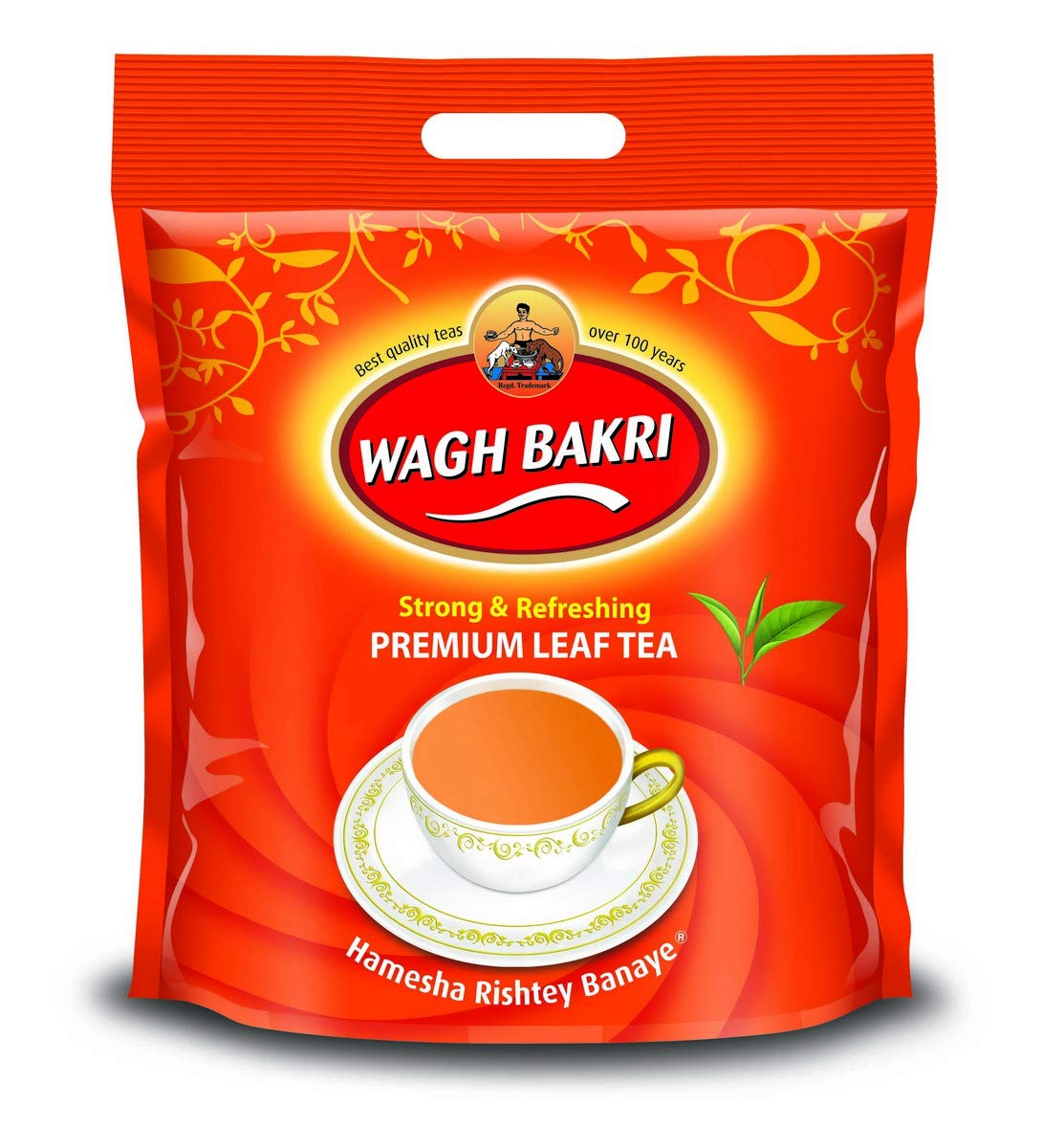 Waghbakri Premium Leaf Tea  (1 kg, Pouch)